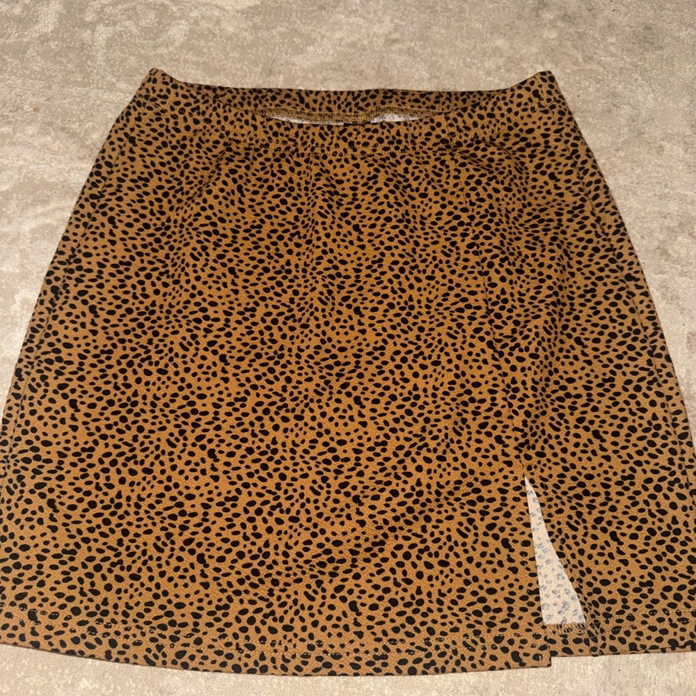 Leopard Print Women's Skirt